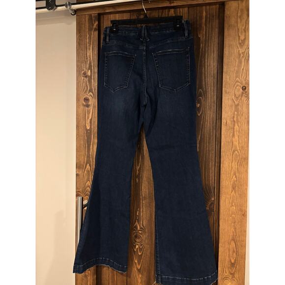Good American Good Flare Jeans Size 12 Size 31 - Picture 2 of 7